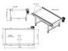 PVC Belt Conveyor - Double V Guidance - Dimmensions