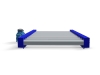 Pallet Geared Roller Conveyor - Longitudinal View