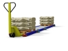 Geared Pallet Roller Conveyor Assembly  - Longitudinal View