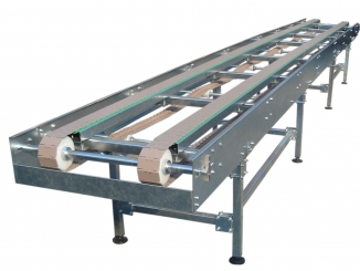 Straight Steel Conveyor with Plastic Transport Chain - for ...