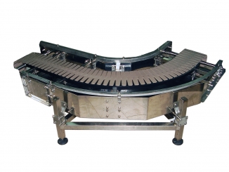 Stainless Steel Conveyor - Transport Chain - Curved 