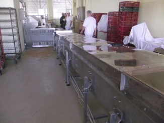 Bread conveyor line